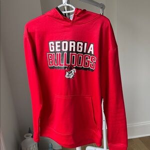 Georgia Bulldogs Red Hoodie medium